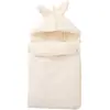 Image de Nid D’ange Fausse Fourrure Doublé Gaze De Coton Écru (0-6 Mois) Ivoire