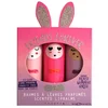 Image de Inuwet Coffret de baumes à lèvres - Friends forever glitter fuchsia - Cerise, guimauve & fraise