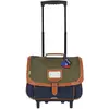 Image de Cartable À Roulettes 38 Cm Axel Bicolore Bleu / Kaki / Bleu