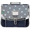 Image de Cartable 38 Cm Les Fantaisies 2 Compartiments A4 24x32 Cm Bleu