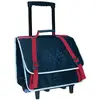 Image de Cartable À Roulettes Garçon Deux Compartiments Ikks Pilot 38 Cm Bleu / Rouge