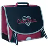 Image de Cartable Dolce Vita En Toile Imperméable Ikks 38 Cm Bleu / Bordeaux