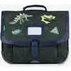 Image de Cartable Dinosaures Timothée Les Fantaisies Tann's Patchs Phosphorescents Kaki