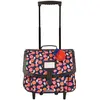 Image de Cartable À Roulettes Sofia 38 Cm Sofia   2 Compartiments Noir / Blanc / Noir