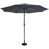 Image de Parasol circulaire Ø 270 cm en aluminium - FIGARI