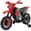 Image de Moto Cross Électrique Enfant 6v Max. : 2,5 Km/h Phare Klaxon Musiques Red