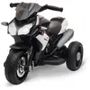 Image de Moto Électrique Enfant 3 Roues 6v 3km/h Max. Effets Lumineux Sonores Noir
