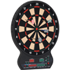 Image de HOMCOM Cible Jeu de fléchettes électronique 27 Jeux Principaux et 202 variations, jusqu'à 8 Joueurs, avec 12 fléchettes Pointes