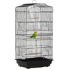 Image de Pawhut Cage à oiseaux volière avec mangeoires perchoirs plateau excrément amovible cage pour canaris perruches perroquets 46,5 x 35,5 x 92 cm noir