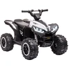 Image de HOMCOM Quad électrique enfant 12 V, voiture électrique enfants 2 moteurs 2 vitesses 3-6 km/h, phares LED, klaxon, pour enfant de
