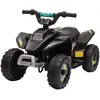 Image de Quad Électrique Enfant - Voiture Électrique Enfant - Marche Av, Ar - 6 V, V. Max. 4,6 Km/h Noir