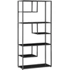 Image de HOMCOM Bibliothèque étagère de rangement à 7 niveaux cadre en acier style industriel pour salon chambre cuisine - 83 x 34 x 180 cm
