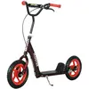 Image de Trottinette Patinette Enfant Roues 30 Cm Guidon Réglable Poignée Frein Et Béquille Acier Rouge