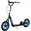 Image de Trottinette Patinette Enfant Roues 30 Cm Guidon Réglable Poignée Frein Et Béquille Acier Bleu