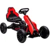 Image de HOMCOM Kart à pédales pour enfants, go-kart pour enfant, avec siège ajustable 4 positions, roues en EVA silencieux, 100 x 58 x 5
