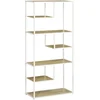 Image de HOMCOM Bibliothèque étagère de rangement à 7 niveaux cadre en acier style industriel pour salon chambre cuisine - 83 x 34 x 180 cm