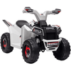 Image de Homcom Quad Électrique pour Enfants 18-36 Mois 6V 70X41,5X48,5 cm Blanc