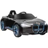 Image de Voiture Électrique Enfant Bmw I4 12v 5km/h Max. Nombreux Effets Télécommande Noir