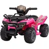 Image de Quad Buggy Électrique Enfant 6 V 2 Km/h Max. Effet Lumineux Rose