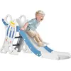 Image de Toboggan Enfant Design Fusée - Usage Intérieur Bleu