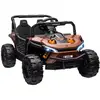 Image de Buggy Électrique Enfant Utv - 12v, 6km/h Max. - Télécommande - Nombreux Effets Marron