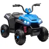 Image de Quad Électrique Enfant 2 Moteurs 12v 5 Km/h Max. Marche Av Ar Nombreux Effets Bleu