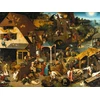 Image de Brueghel Pieter : Proverbes Flamands, 1559 2000 Pièces Grafika