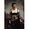 Image de Jean-Baptiste-Camille Corot : Agostina, 1866 300 Pièces Grafika Kids