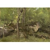 Image de Jean-Baptiste-Camille Corot : Rochers en Forêt de Fontainebleau, 1860-1865 300 Pièces Grafika Kids