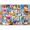 Image de Ski Stamp Posters 1000 Pièces Grafika