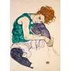Image de Egon Schiele - Seated Woman with Legs Drawn Up, 1917 1000 Pièces Bluebird Puzzle