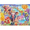 Image de Elephants in the Garden 2000 Pièces Bluebird Puzzle