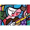 Image de Romero Britto - Girl with guitar 1000 Pièces Bluebird Puzzle