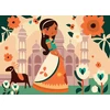 Image de La Princesse Indienne 104 Pièces Bluebird Puzzle