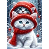 Image de Kitties in the Winter 300 Pièces Bluebird Puzzle