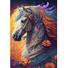 Image de Floral Horse 1000 Pièces Bluebird Puzzle