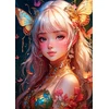 Image de La Fille aux Papillons 300 Pièces Bluebird Puzzle