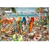 Image de Chiens et Chats à la Plage 1000 Pièces Bluebird Puzzle