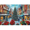 Image de Shopping de Noël sur la Place 1000 Pièces Bluebird Puzzle