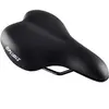 Image de Selle loisir confort mixte rail acier Optimiz Noir 238x146 mm 505382