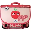Image de Cartable enfant Pol Fox Pompom Rouge 38x14x32 cm P9-CA38-POM