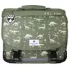 Image de Cartable Réversible 2 Compartiments Jurassic - 38 Cm Vert