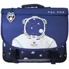 Image de Cartable Réversible 2 Compartiments Cosmo - 38 Cm Bleu