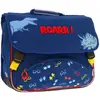 Image de Cartable Primaire Garçon Motif Dinosaure Relief Brodé 38 Cm Bleu / Rouge
