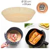 Image de Papier Cuisson X25 Diamètre 20cm Pour Friteuse Sans Huile