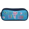 Image de Trousse Scolaire Rectangulaire Lili Lou Chat Bleu