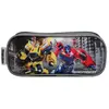 Image de Trousse Scolaire 2 Compartiments Hasbro Transformers Grise