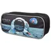 Image de Trousse Scolaire Rectangulaire Nasa Astronaute Noir