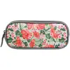 Image de Trousse Scolaire Rectangulaire Offshore Fleurs Gris