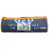 Image de Trousse Scolaire Ronde Vorax Dinosaure Surf Bleu